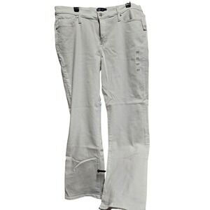 GAP Bootcut Jeans‎ Womens 18/34 Regular White Denim Pants NWT